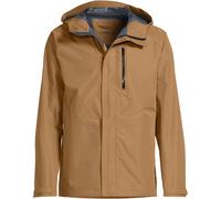 Lands' End Men's Packable Waterproof Rain Jacket in Brown | Size: Large lands end Brown L