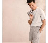 Lands' End Men's Pleated Linen/Cotton Shorts in Brown | Size: 38 lands end Brown 38