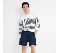 Lands' End Men's Pleated Linen/Cotton Shorts in Dark Navy | Size: 34 lands end Dark Navy 34
