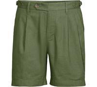 Lands' End Men's Pleated Linen/Cotton Shorts in Pale Green | Size: 44 lands end Pale Green 44