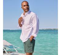 Lands' End Men's Quick Dry SPF50 Cargo Swim Shorts, 7-inch in Pale Green | Size: Large lands end Pale Green L