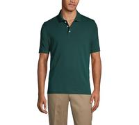 Lands' End Men's Regular Short Sleeve Performance Interlock Polo Shirt Green XL