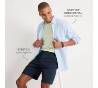 Lands' End Men's Sail Rigger Oxford Shirt, Traditional Fit in Blue | Size: 2XL lands end Blue 2XL