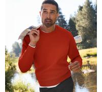 Lands' End Men's Serious Sweats Sweatshirt in Burnt Orange | Size: 2XL lands end Burnt Orange 2XL