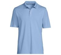 Lands' End Men's Short Sleeve Active Polo Shirt Blue M