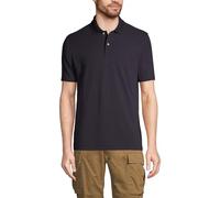 Lands' End Men's Short Sleeve Piqué Polo Shirt Blue L