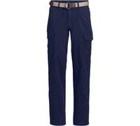 Lands' End Men's Stretch Cotton Belted Cargo Trousers in Dark Navy | Size: 38R lands end Dark Navy 38R