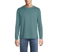 Lands' End Men's Super-T Long Sleeve T-Shirt Green L