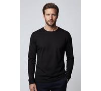 Lands' End Men's Super-T Long Sleeve T-Shirt Black XXL