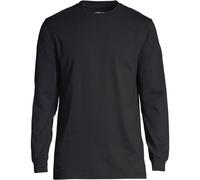 Lands' End Men's Super-T Long Sleeve T-Shirt Black L