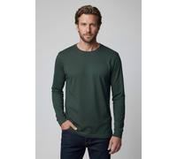 Lands' End Men's Super-T Long Sleeve T-shirt in Dark Green | Size: Medium lands end Dark Green M