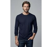 Lands' End Men's Super-T Long Sleeve T-Shirt Blue XXL