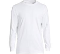 Lands' End Men's Super-T Long Sleeve T-Shirt White M