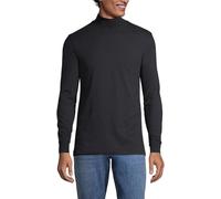 Lands' End Men's Super-T Polo Neck Shirt - Black - L