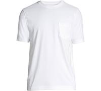 Lands' End Men's Super-T T-Shirt with pocket in White | Size: Medium lands end White M