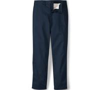 Lands' End Men's Travel Kit Classic Fit Chino Trousers in Dark Navy | Size: 33R lands end Dark Navy 33R