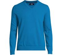 Lands' End Men's V-neck Cashmere Jumper in Black | Size: Medium lands end Black M
