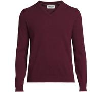 Lands' End Men's V-neck Cashmere Jumper in Burgundy | Size: Large lands end Burgundy L