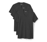 Lands' End Men's V-Neck T-Shirt - 3-Pack Black XL