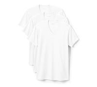 Lands' End Men's V-Neck T-Shirt - 3-Pack White XL