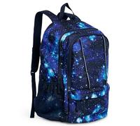 Lands' End Unisex Kid's Elementary Boys and Girls Large Classmate Lightweight Durable School Backpack, Pro Star Navy