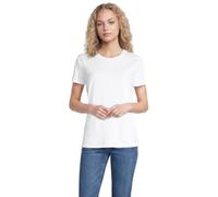 Lands’ End - Women’s Supima Short Sleeve Crew Neck White T-Shirt - M Size - 100% Supima Cotton Jersey - Easy Care - Relaxed Fit - Women's Clothing, Ladies Tops