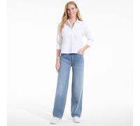 Lands' End Women's 100% Cotton Low Rise Baggy Jeans in Blue | Size: 14 lands end Blue 14