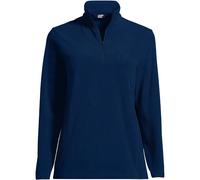 Lands' End Women's Anyweather Quarter Zip Fleece Top in Navy | Size: 14-16 lands end Navy 14-16
