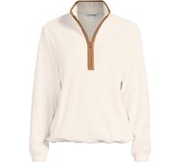 Lands' End Women's Anyweather? Water Repellent Fleece Quarter Zip Pullover in Ivory | Size: 20 lands end Ivory 20