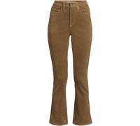 Lands' End Women's Cropped Flare Stretch Cord Jeans, High Waisted in Brown | Size: 16 lands end Brown 16
