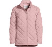 Lands' End Women's FeatherFree Diamond Quilted Jacket in Pink | Size: 16-18 lands end Pink 16-18