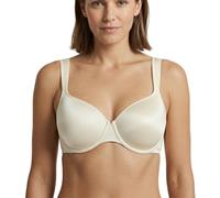 Lands' End Womens Full Coverage Bra True Solutions Light Weight Microfiber Basics, Ivory, 34C