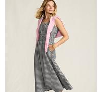 Lands' End Women's Gingham Dress in Black | Size: 14 lands end Black 14