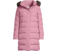 Lands' End Women's Hooded Down Coat in Rose | Size: 14-16 lands end Rose 14-16