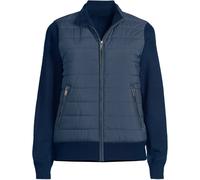 Lands' End Women's Knit & Quilt Bomber Jacket in Navy | Size: 20 lands end Navy 20