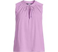 Lands' End Women's Linen Blend Notch Neck Swing Vest Top in Lilac | Size: 16-18 lands end Lilac 16-18