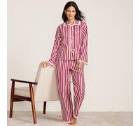 Lands' End Women's Lulu Guinness Poplin Pyjama Set in Pink | Size: 14-16 lands end Pink 14-16