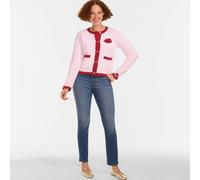 Lands' End Women's Lulu Guinness Sweater Jacket in Pale Pink | Size: 8 lands end Pale Pink 8