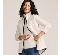 Lands' End Women's Petite Borg Gilet in Ecru | Size: 10-12 lands end Ecru 10-12