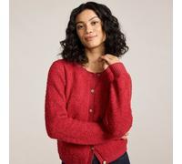 Lands' End Women's Petite Bou uttoned Cardigan in Red | Size: 8 lands end Red 8
