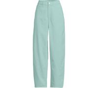Lands' End Women's Petite Corduroy Barrel Leg Jeans in Duck Egg Blue | Size: 14 lands end Duck Egg Blue 14