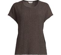 Lands' End Women's Petite Crinkle Shirt in Dark Brown | Size: 8 lands end Dark Brown 8