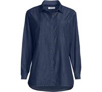 Lands' End Women's Petite Denim TENCEL Blend Shirt in Blue | Size: Small lands end Blue S
