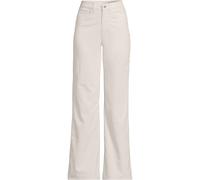 Lands' End Women's Petite Flared Corduroy Jeans in Ivory | Size: 14 lands end Ivory 14