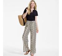 Lands' End Women's Petite Ready To Go Wide Leg Trousers | Size: 10 lands end Multicolor 10