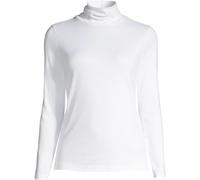 Lands' End Women's Petite Shaped Supima Long Sleeve Roll Neck in White | Size: 16-18 lands end White 16-18