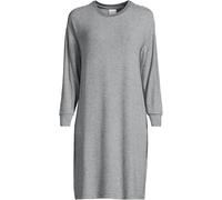 Lands' End Women's Petite Silky Knit Night Dress in Grey | Size: 14-16 lands end Grey 14-16