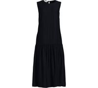 Lands' End Women's Petite Sleeveless Ready To Go Midi Dress in Black | Size: 8 lands end Black 8