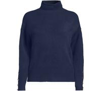 Lands' End Women's Petite Soft Touch Button Cuff Jumper in Navy | Size: 20 lands end Navy 20