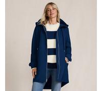 Lands' End Women's Petite Squall A-Line Rain Jacket in Navy | Size: 14-16 lands end Navy 14-16